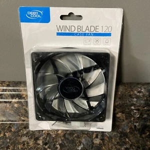 120mm BLUE LED PC Computer Case Cooling Fan Quiet Colorful Black Frame  - Picture 1 of 2