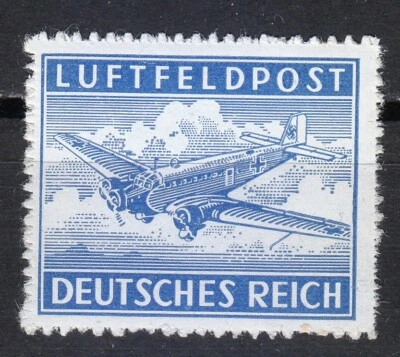 Germany 1942 MNH Mi 1y Sc MC1a Junkers 52, aircraft, bomber ** - Image 1 of 2