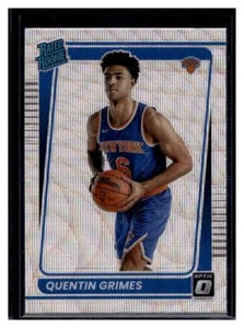 2021-22 Panini Donruss Optic Silver Wave Prizm #166 Quentin Grimes RC (Qty) - Picture 1 of 2
