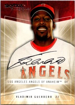 2005 SkyBox Autographics #1 Vladimir Guerrero NM-MNT - Image 1 of 2