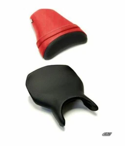 DUCATI 749 999 BASELINE SEAT COVERS RIDER & PASSENGER LUIMOTO HIGH QUALITY red - Picture 1 of 6