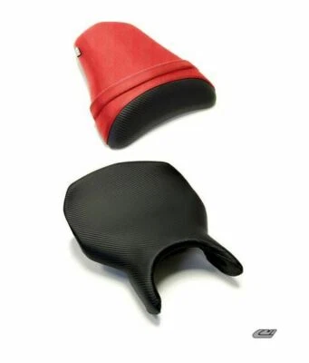 DUCATI 749 999 BASELINE SEAT COVERS RIDER & PASSENGER LUIMOTO HIGH QUALITY red - Imagem 1 de 4