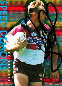 Signed 1996 MANLY SEA EAGLES NRL Card CRAIG HANCOCK - Picture 1 of 2