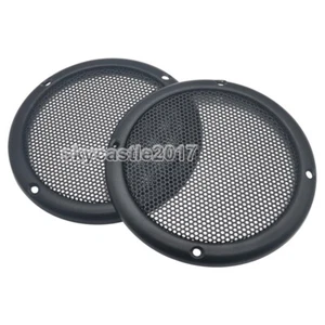 2pcs Full-Metal 3" inch Speaker Cover Metal Mesh Grille Aduio Decorative Circle - Picture 1 of 6