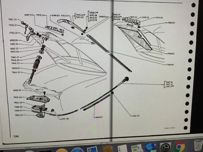Genuino Peugeot 403 Coupé Cabina Gorro Bloqueo Gancho 793403 Capota Foto 1 de 3
