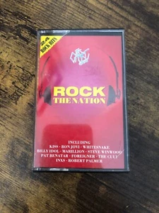 Rock the nation 24 Rock Hits cassette kiss bon jovi whitesnake the cult inxs - Picture 1 of 3