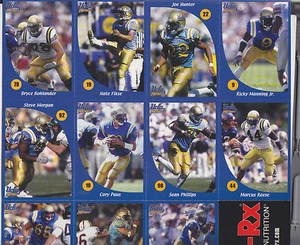 2002 MET-RX UCLA BRUINS TEAM ISSUE TRADING CARD SET RICKY MANNING JR SEIDMAN SGA - Picture 1 of 1