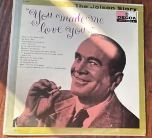 (USED) Al Jolson The Jolson Story - You Made Me Love You VINYL LP VG+/VG+ - Picture 1 of 5