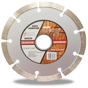 Diamanttrennscheibe 125 für Beton Granit Segment Diamant Trennscheibe 125 mm - Bild 1 von 6