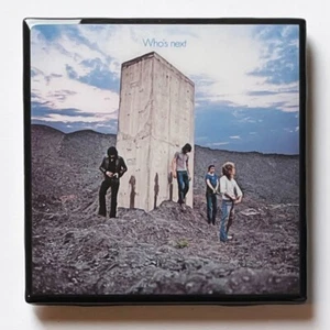 THE WHO Who's Next Custom Ceramic Tile COASTER Barware Cork Back Album Cover Art - Picture 1 of 6