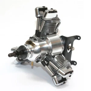 Saito FA-120R3 3Cyl. Radial 4-Cycle Glow Eng., #SAITO120R3 - Picture 1 of 3