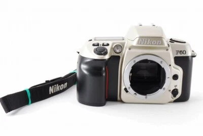 "Near Mint" Nikon F60 SLR 35mm Film camera Body Only Silver From Japan *266 - Image 1 of 4