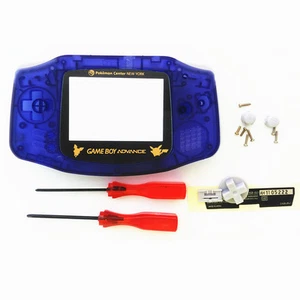 Picachu Pokemen Housing Shell Case for Nintendo Game boy Advance - Clear Blue - Picture 1 of 1