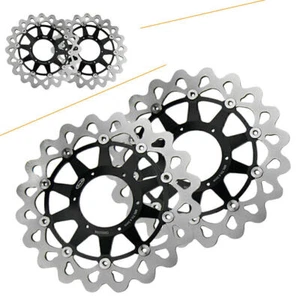 Front Brake Disc Rotors Fit Honda 2006 2007 CBR 1000RR 06 07 CBR 1000RR - Picture 1 of 6