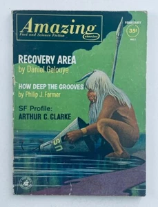 Amazing Science Fiction Stories Magazines February 1963 Recovery Area No Label - Picture 1 of 2