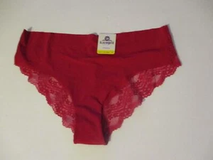 Bikini slip mutandine donna B.Tempt'd by Wacoal orlo pizzo taglia M rosso senza cuciture - Foto 1 di 5