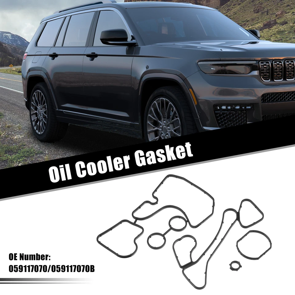 1 Juego Junta Enfriador Aceite Nº059117070 para Audi A6 Junta Adaptador Filtro Aceite  Foto 1 de 4