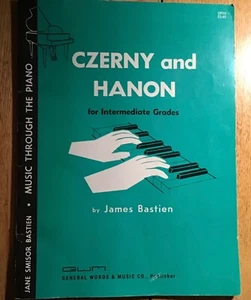 Czerny and Hanon Intermediate Grades James Bastien Sheet Music Book Piano Book  - Bild 1 von 2