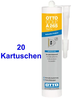 OTTOCOLL A265 TopFix 20 x 310 ml Klebstoff Montagekleber Naturstein Kunststoff - Bild 1 von 4