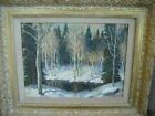 Taos artist Ben Turner (1912-1966) New Mexico winter mountain landscape painting