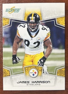 2008 Score #255 JAMES HARRISON Rookie Pittsburgh Steelers RC SB Champ - Image 1 of 4