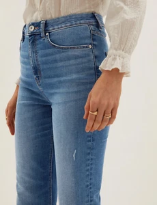 Marks & Spencer Sienna supersoft straight high rise jeans 14 BNWT - Picture 1 of 8