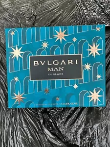 MAN IN BLACK EDP 100ml BULGARI TRAVEL SET GIFT SET PLUS 0.5oz SPRAY - Picture 1 of 3