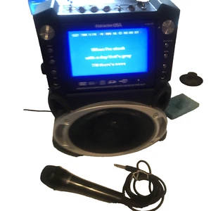 Karaoke USA GF829 DVD/CDG/MP3G 7"TFT Color Screen With 1 Microphone & Cord - Picture 1 of 4