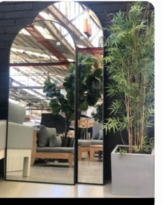 Bargain Mirrors Melbourne’s back metal Mirror. Quote #Vthn cuvarch 180 x 80 cm - Picture 1 of 2