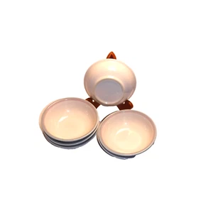 "Set of 6 Pfaltzgraff Aura Pink 6'' Soup Cereal Bowls Stoneware Vintage Pastel" - Picture 1 of 3