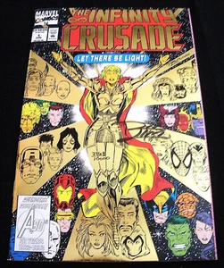 Infinity Crusade #1 - 1993 Marvel (nm) certificado de autenticidad DFE #3168/10.000 firmado por Ron Lim (H - Imagen 1 de 4