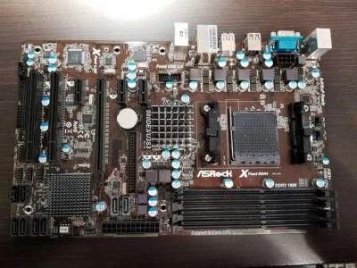 placa base asrock 980 fx am3+ cpu 6300fx a 6x3.5ghz y disipador  - Imagen 1 de 3