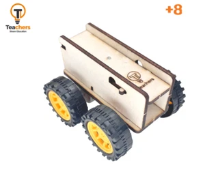 Lehrer MINT handliches Mini-Auto zum Selbermachen Montage Bildungswerkzeug Holzspielzeug Jahre 8+ - Bild 1 von 5