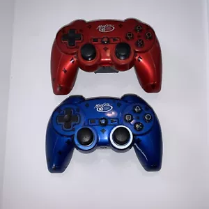 Mad Catz Wireless Controller For PlayStation 3 PS3 (2) Red and Blue - Picture 1 of 2