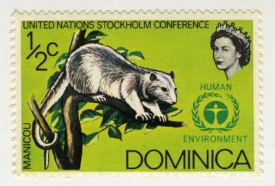 DOMINICA 1972 Scott #337 Stamp X2 - Image 1 of 2