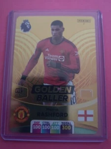 Marcus Rashford Manchester United Golden Baller Carte Foot  Panini Adrenalyn... - Picture 1 of 6