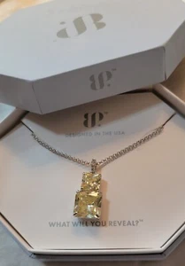 Bomb Party RBP7865 'Endless Sparkles' Lemon CZ Rhodium Plating - Picture 1 of 4
