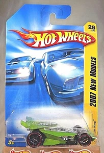 2007 Hot Wheels #28 New Models 28/36 DRIFT KING Green Variant w/Black OH5 Spokes - Picture 1 of 5