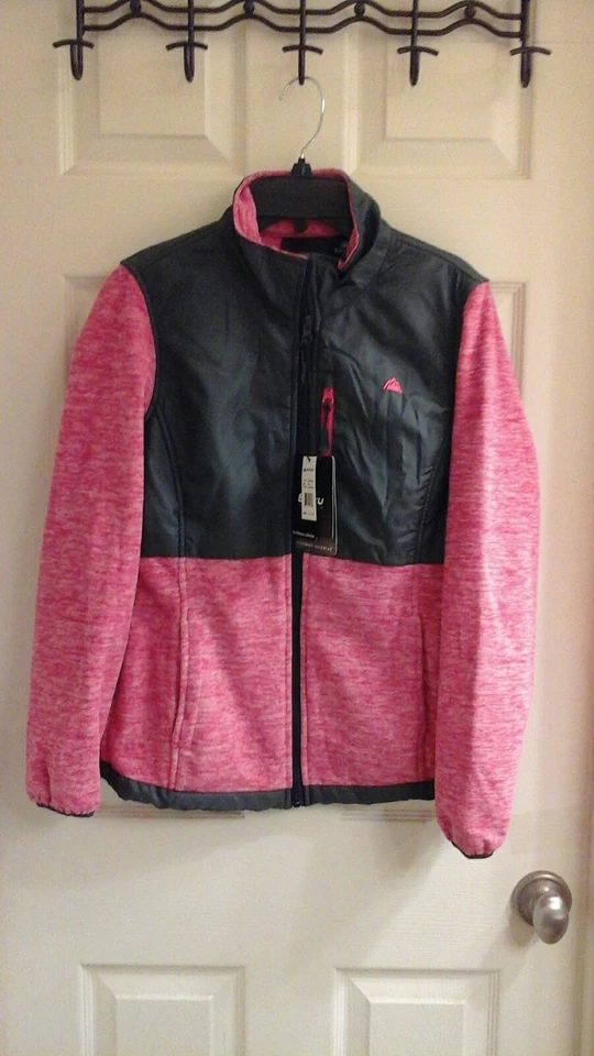 Snozu Performance jacket, Women's Sz medium, pink & gray, Ski Athletic NWT $75 - Image 1 of 4