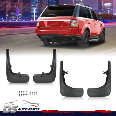 4X SPLASH GUARD MUD FLAPS FIT FOR 2006-2013 LAND ROVER RANGE ROVER SPORT L320 Foto 1 de 4