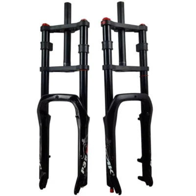 20*4.0" Bike Suspension Fork MTB Bicycle Shock Absorber Rebound Single Air Fork - Image 1 of 4