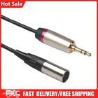 Mini XLR Male to 3.5mm TRS Stereo Male Jack Lead Audio Video Cable Adapter Cord