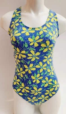 Traje de baño de una pieza Bermudas de los 80 de colección Leotardo ¡piernas de corte alto! Talla 18W/38 Foto 1 de 4