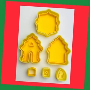 Cortador de galletas de casa de dulces de Navidad - Imagen 1 de 5
