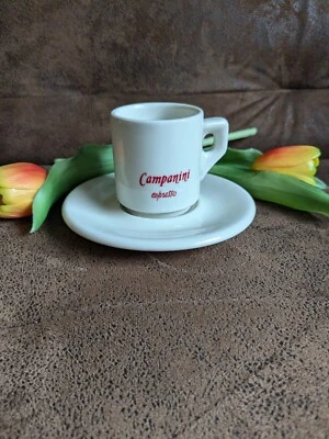 Rare Lot 6 Tasse A Café Expresso Campanini Espresso Bistrot Vintage  - Photo 1/4