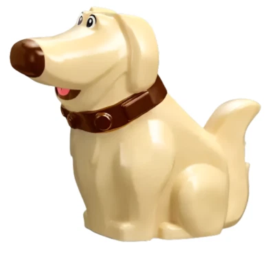 LEGO Minifigura Cavada Golden Retriever Bronceado Perro Up House 43217 Película Disney Pixar Foto 1 de 2