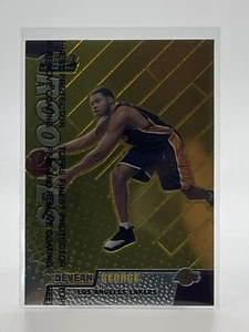 1999 Topps Finest Rookie Card #123 Devean George Los Angeles Lakers - Picture 1 of 2