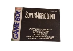 🔥Nintendo Gameboy Instrucciones Super Mario Land DMG-ML-NUEVO6 Coleccionista Culto Retro🔥 - Imagen 1 de 4