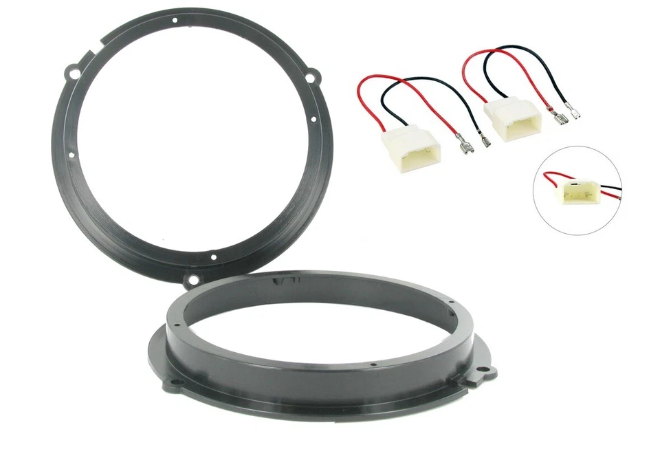CONNECTS2 ADAPTADORES DE ALTAVOZ PUERTA TRASERA DELANTERA 165MM 6.5" PARA FORD FIESTA MK7 2008 ADELANTE