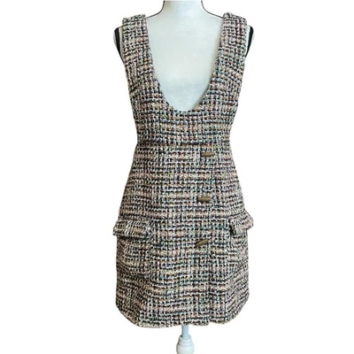 Jersey Delantal Tweed Mezcla Lana English Factory Mediano Foto 1 de 4